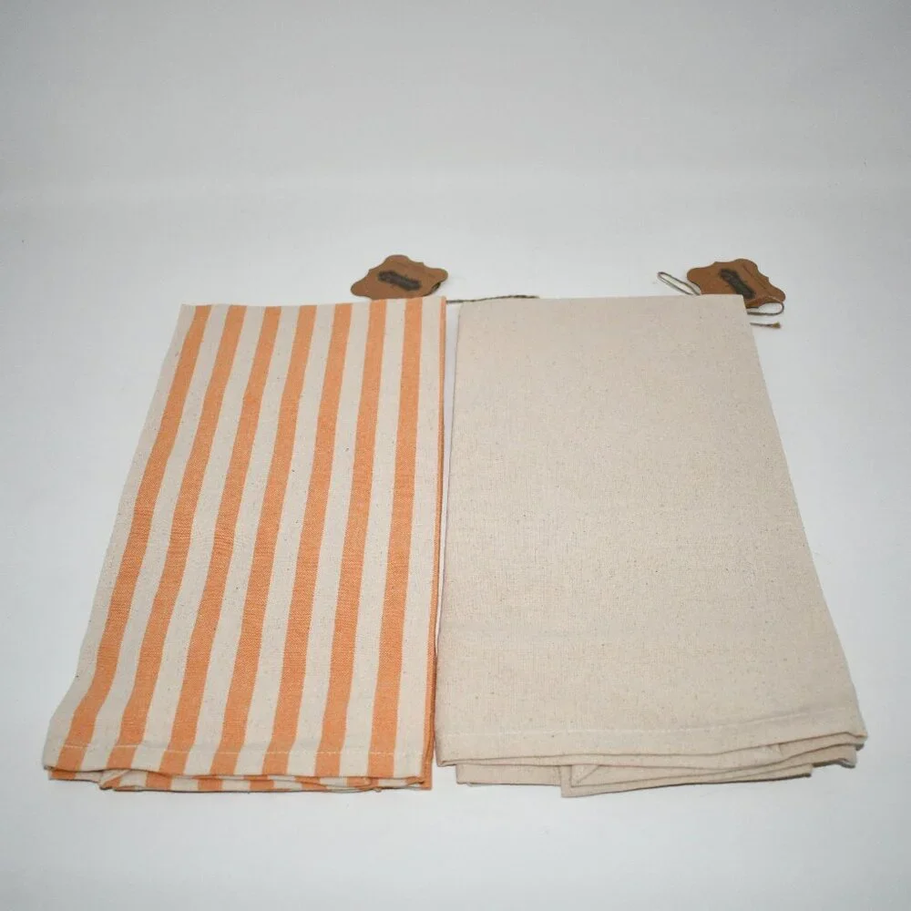 Mud Pie Beaded Thanksgiving Towel Set #94130969 NWT Details: Set of 2 Cotton han